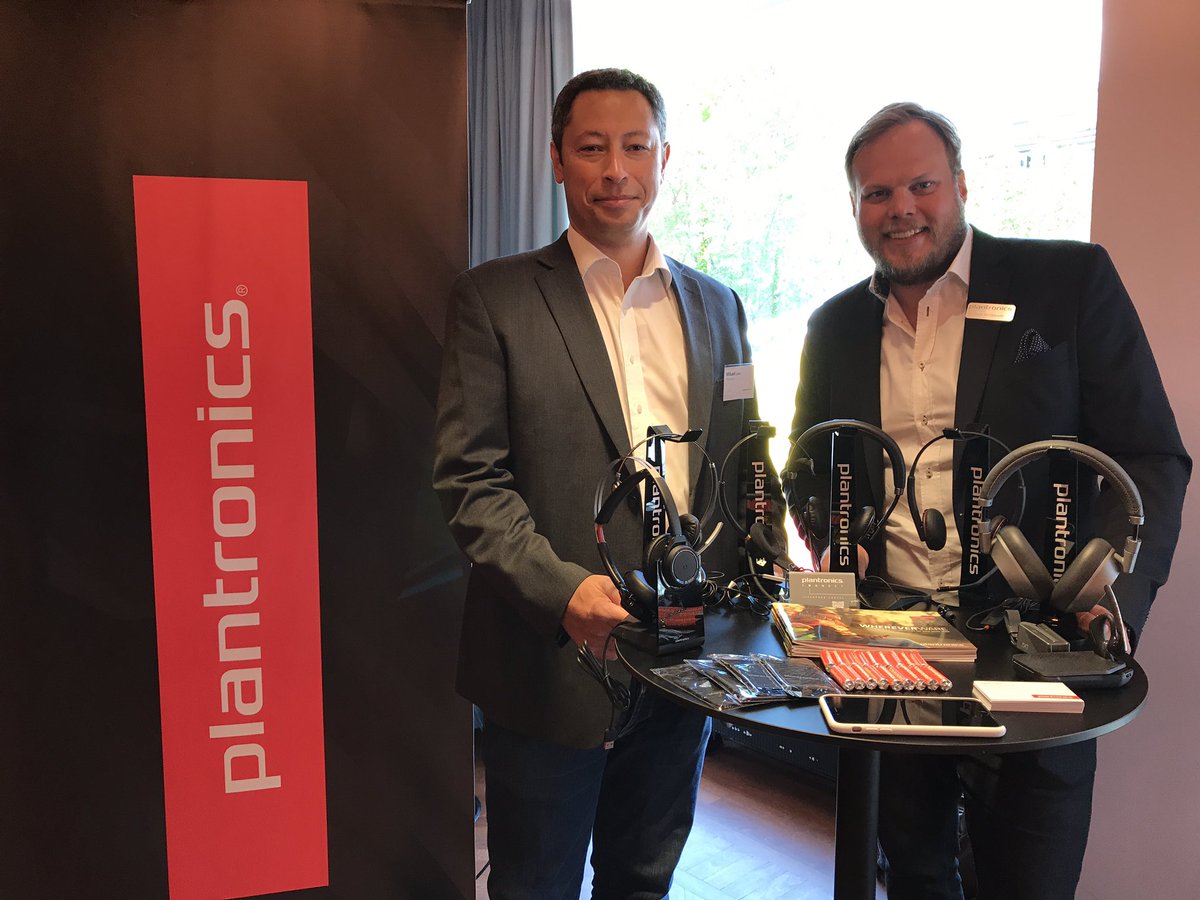 They are not only gorgeous, they have great products to! Meet <a href="/Plantronics/">Plantronics</a> at the #WestconRoadshow at Scandic Haymarket in Stockholm today