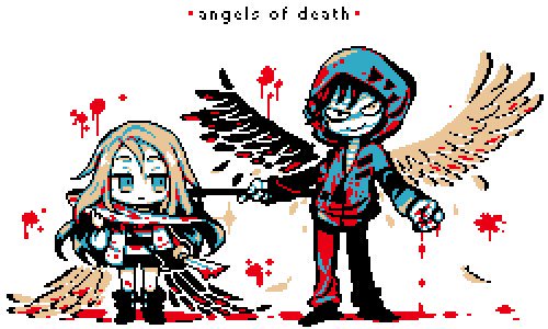Rachel_Gardner6's tweet photo. #Satsuriku_no_tenshi
#Ray | #Rachel_Gardner 
#Zack | #Isaac_Foster https://t.co/XuxFR55xpR
