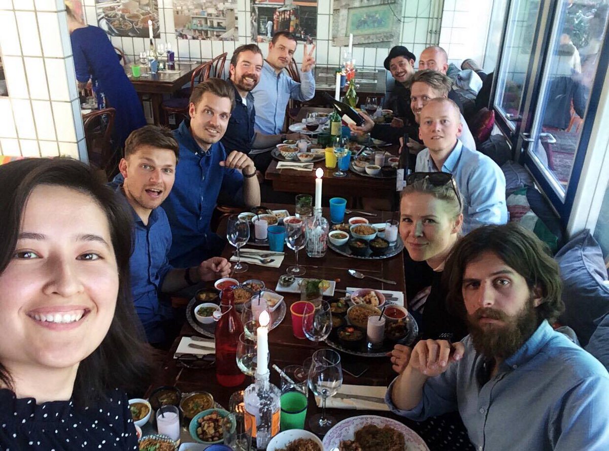 cphftw's tweet photo. Great team meeting with the great people of @techfestivalcph last night. We've got great things in store for you #cphftwlog https://t.co/3r6BwzNzku