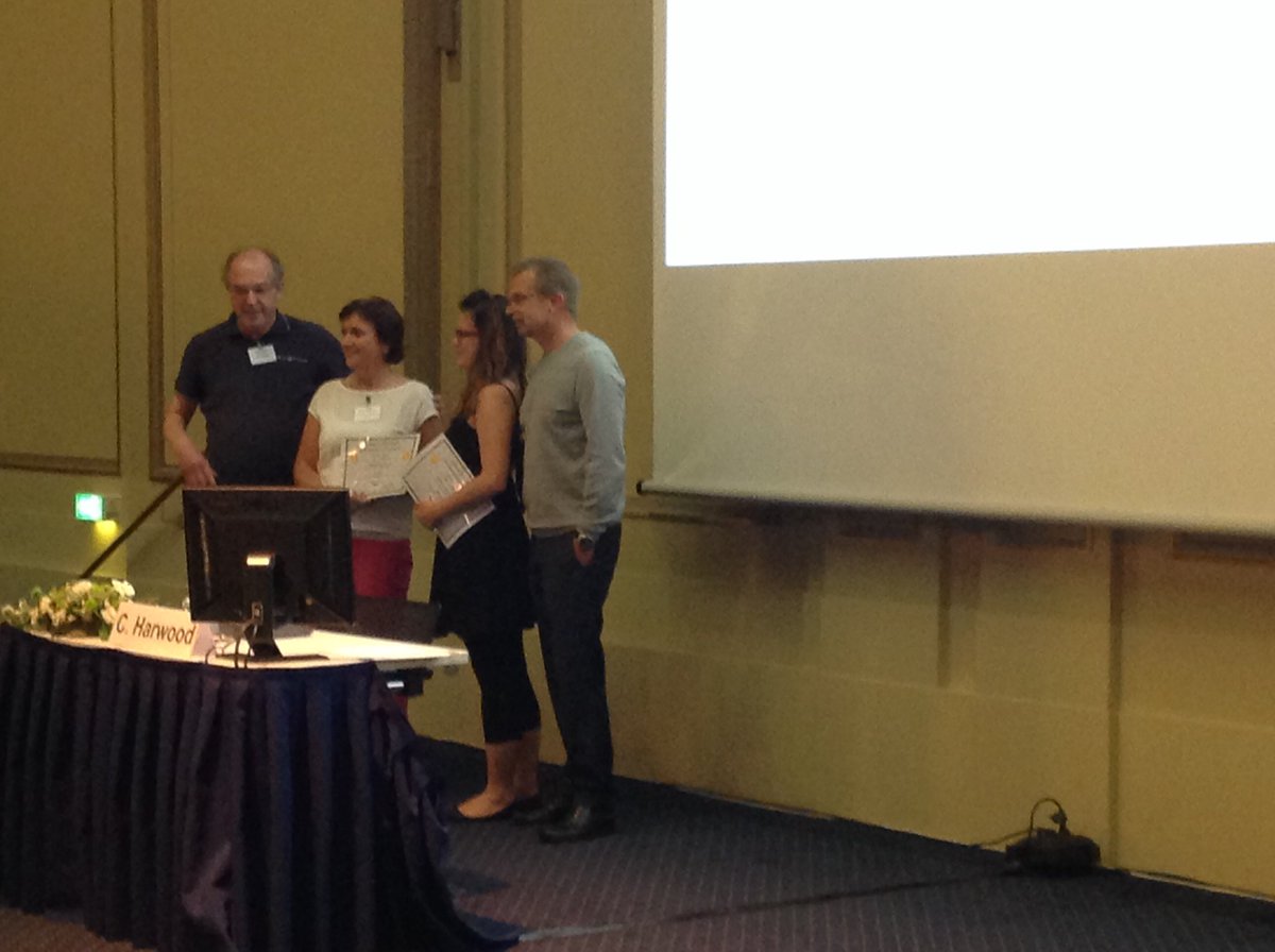 EvolvedBiofilm's tweet photo. Jan Gundlach (@JorgStulke lab) and @polonca_s wins the two #GramPos2017 talk prizes! Congrats both!
[Jan is missing photo due job interview] https://t.co/RdZolknj3H