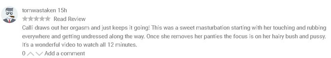 Yay! A great review of one of my greedy greedy videos where I just orgasm forever... :P  (Thank you!) https://t<a href="/tag/fetish"class="tags"><span>#fetish</span></a><a href="/tag/gagging"class="tags"><span>#gagging</span></a>