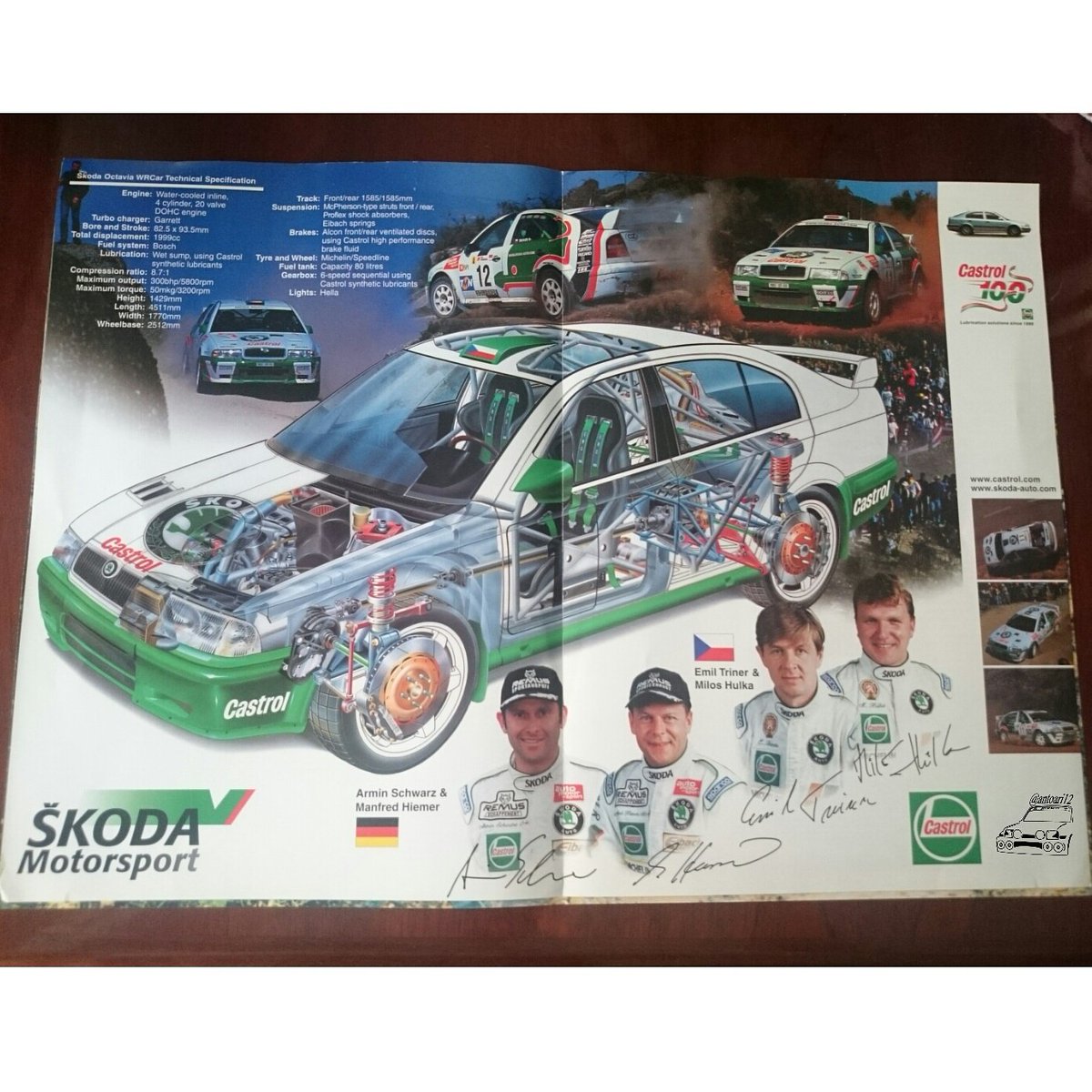 Esos posters que te vas encontrando por casa...#Škodamotorsport #ŠkodaOctaviaWrc #ŠkodamotorsportteamWrc1999  #DefiendeLosRallys