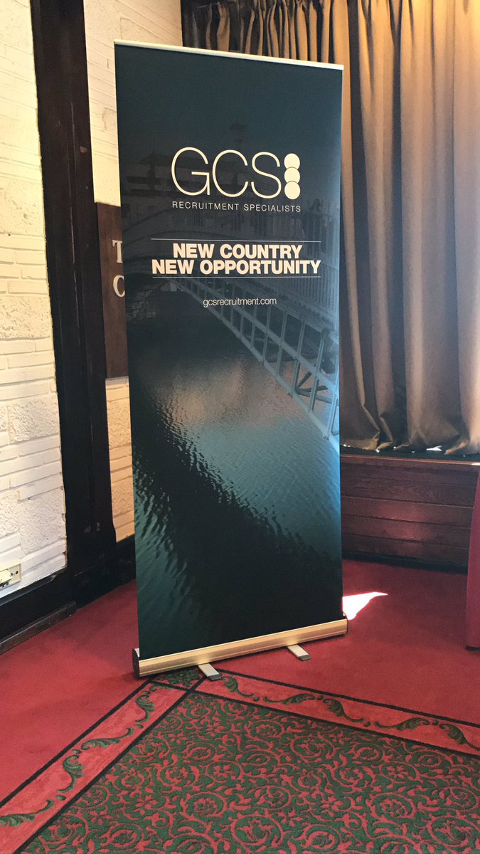 ThisisGCS's tweet photo. All set and ready to go. Looking forward to meeting everyone today! #jobsfair #Budapest #recruitment https://t.co/qp3fk2DVt0
