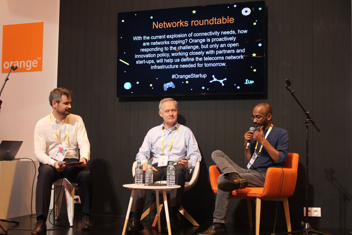 OrangeFabFr's tweet photo. "Time is money : le timing est mortel pour les start-up, il faut agir très rapidement" - @Latouche 👏 #RoundTable #TelecomTrack #VivaTech 🎯🚀 https://t.co/CvKe10U8lR