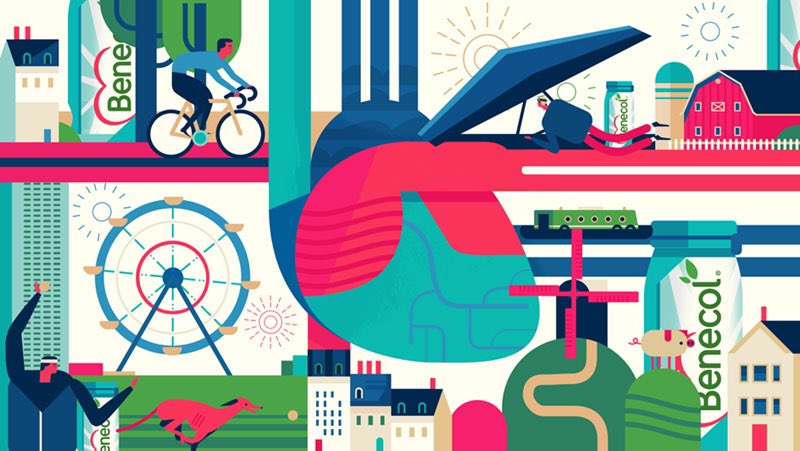 folioart's tweet photo. #FolioFeatured: We all want to feel like we have a #healthy #heart - #illustration by @owendaveydraws! #Benecol #health #graphic #vector https://t.co/boUKJAxDwW