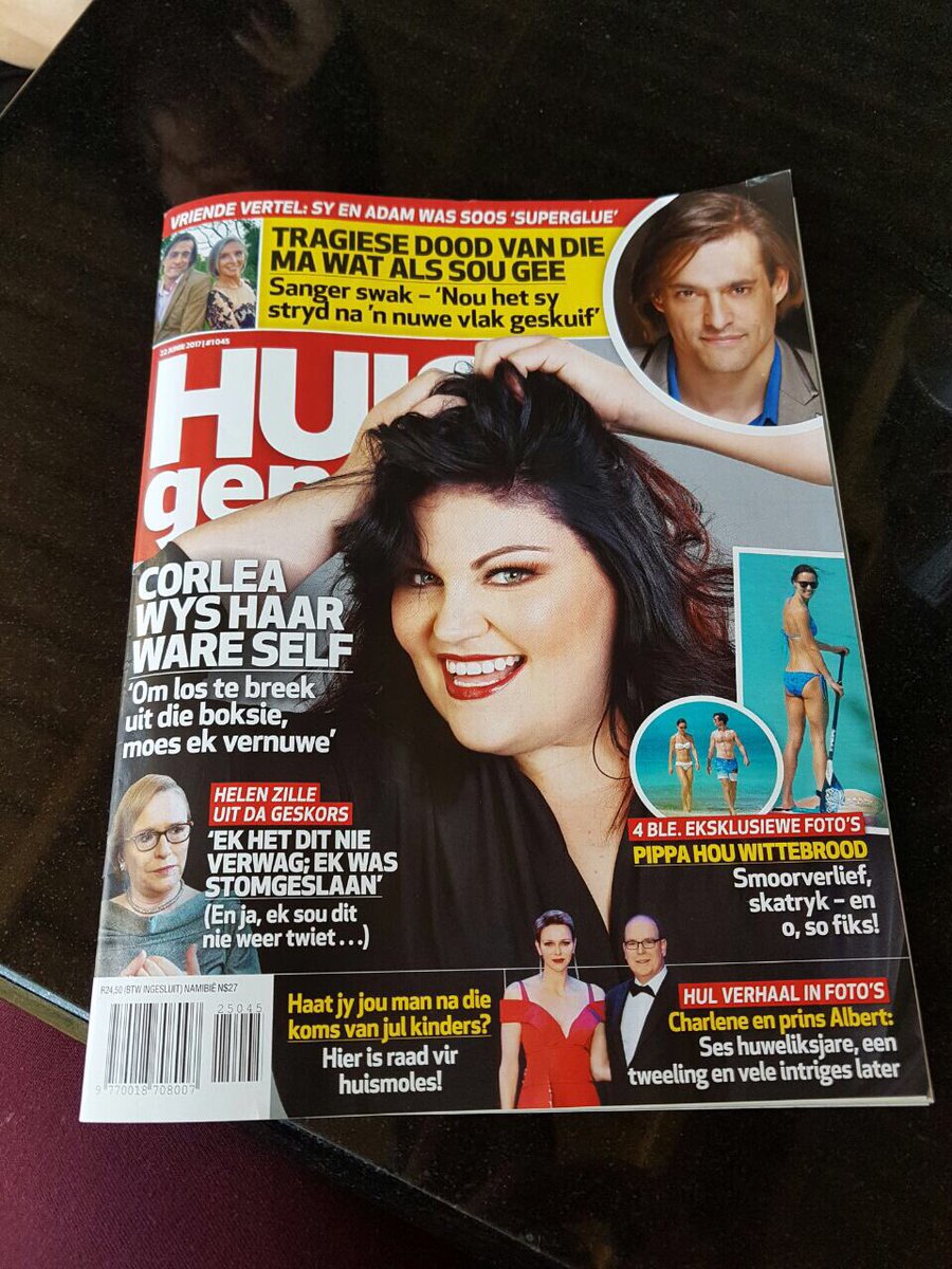 CorleaBotha's tweet photo. Ek praat oor @ClassicsIsGroot, @amiraHGT en my en @janniemoolman se Nuwe album.
Dankie @huisgenoot !
Love die fotos! @AfrIsGroot @ToyotaSA https://t.co/NkxJKwUR5f