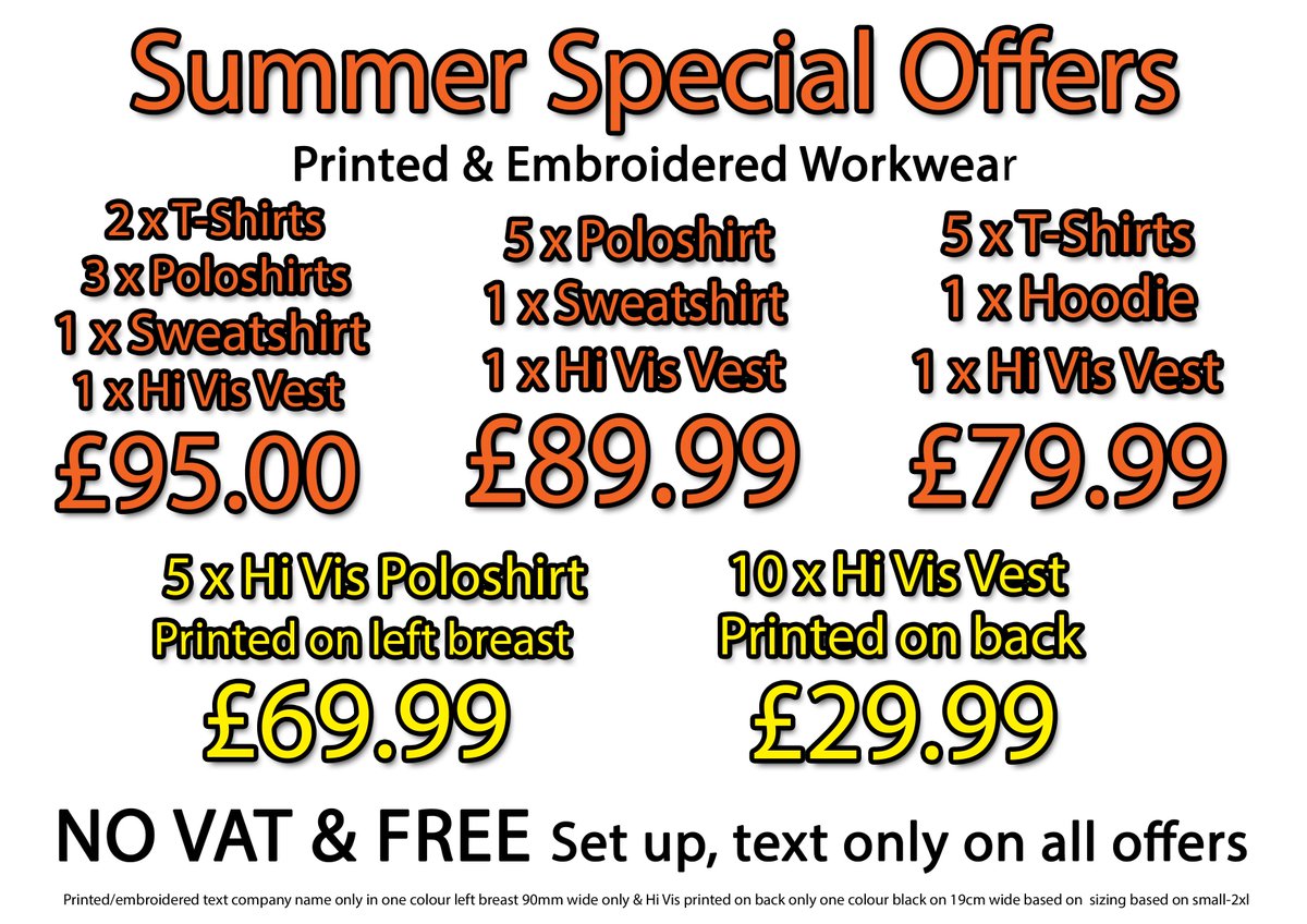 #offer on #workwear #polo #tshirts #London #Dorset #bournemouth
