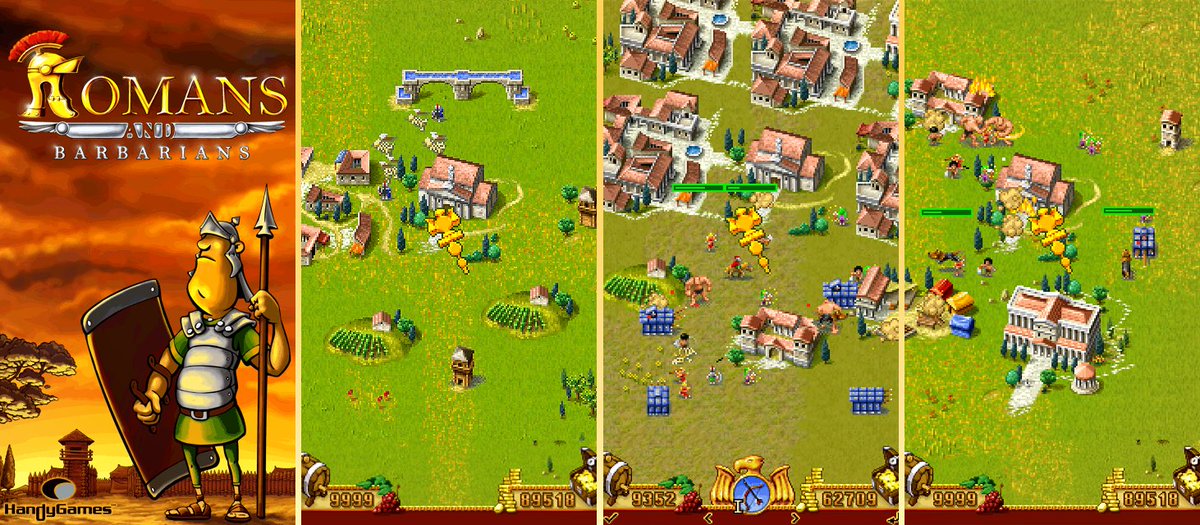 handy_games's tweet image. What a masterpiece of it's time - Romans and Barbarians⚔️!
Release ~ 10 years ago 😳!
#TBT #JavaGame #ThrowbackThursday
