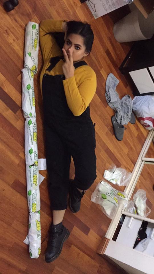 We love that our awesome customer <a href="/cherrieannee/">,</a> is standing proud at 5 subs tall! #Sublove #subwayaustralia