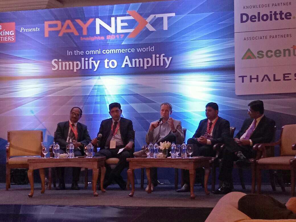 AscentItGroup's tweet photo. Mr. Kundan Shekhawat, CEO, Ascent, seen here in a panel discussion at PayNext Insights 2017. https://t.co/n44cai7EPl