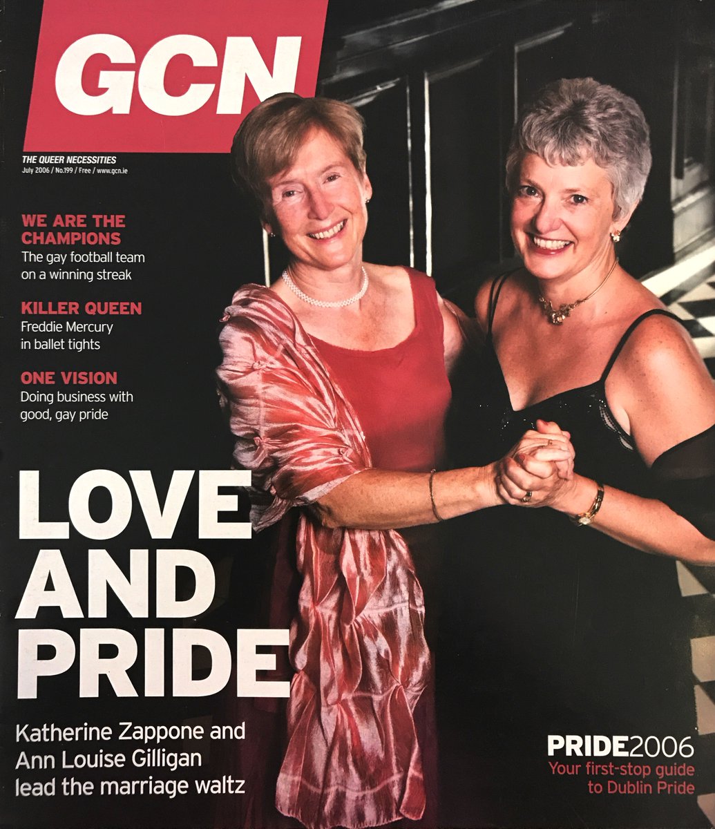 GCNmag's tweet image. Heartbroken hearing of Ann Louise Gilligan's passing. Deepest sympathies to her wife Katherine Zappone. Their love changed Ireland forever❤️