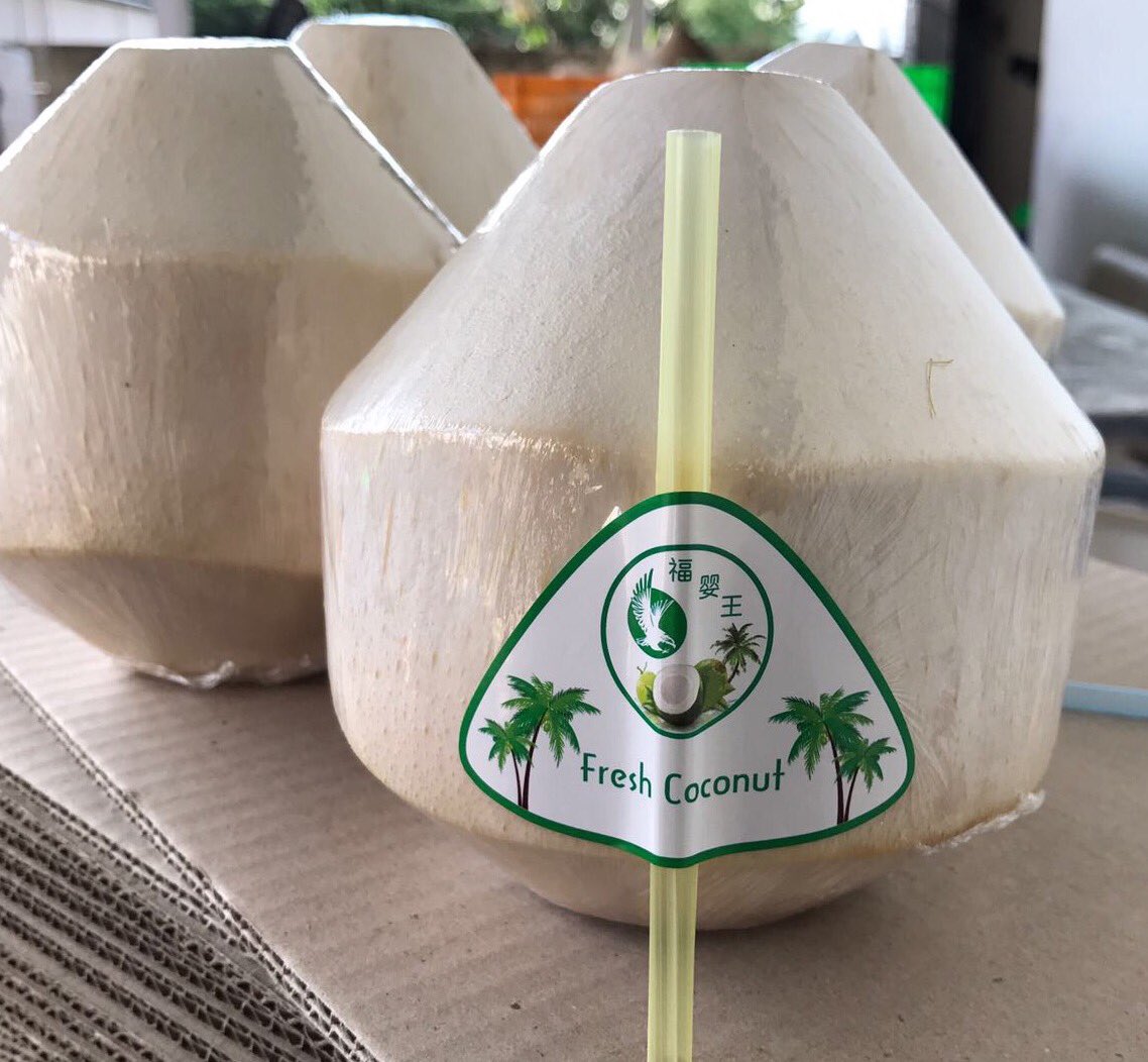 EmpireFruit's tweet photo. Coconut from Fresh Fruit Empire ! https://t.co/nmEm766SLs