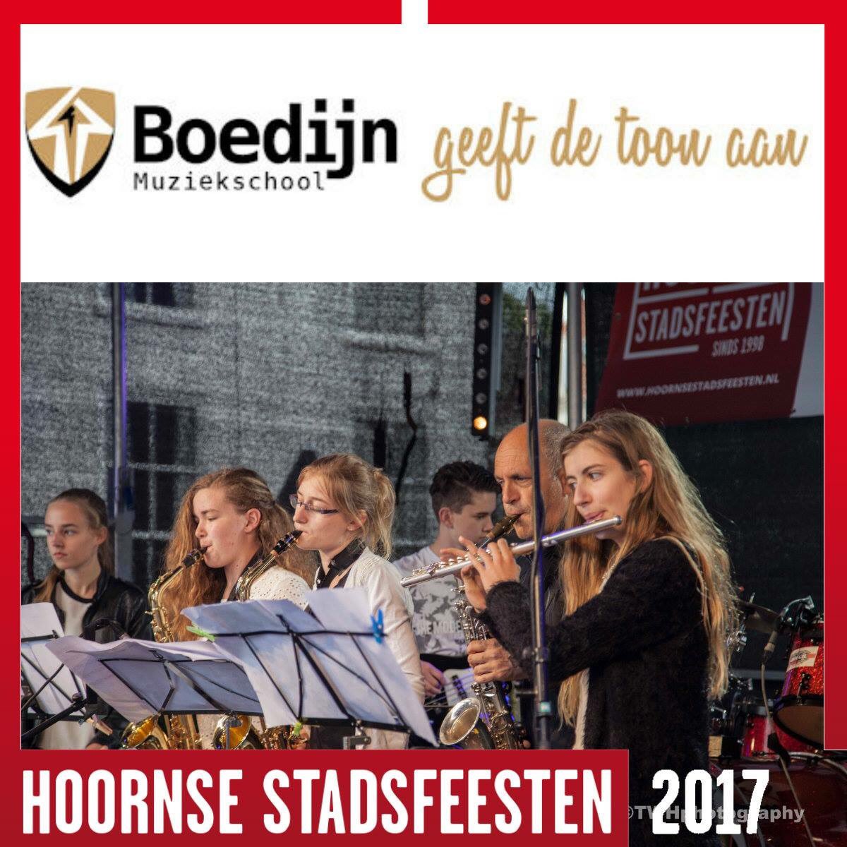 Zaterdag 17 juni • 13.00-16.00 • <a href="/ParkSchouwburg/">Park Schouwburg</a> <a href="/hetpark/">Schouwburg Het Park</a> - Foyer

• <a href="/MuziekschoolGB/">Muziekschool Boedijn</a> (kennismakingsmiddag) •

hoornsestadsfeesten.nl/programma #hsf17