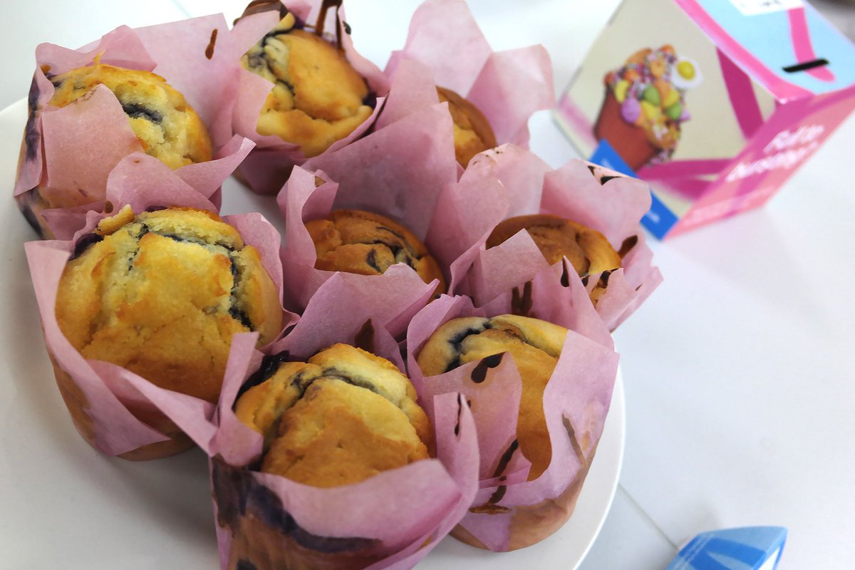 TheSCXGroup's tweet photo. Mmmmmuffins for #CupcakeDay! SCX's Adam Newell is fundraising for Alzheimer's at https://t.co/w70gMCGx23 @alzheimerssoc #nasser94 https://t.co/RqeyloXVdE