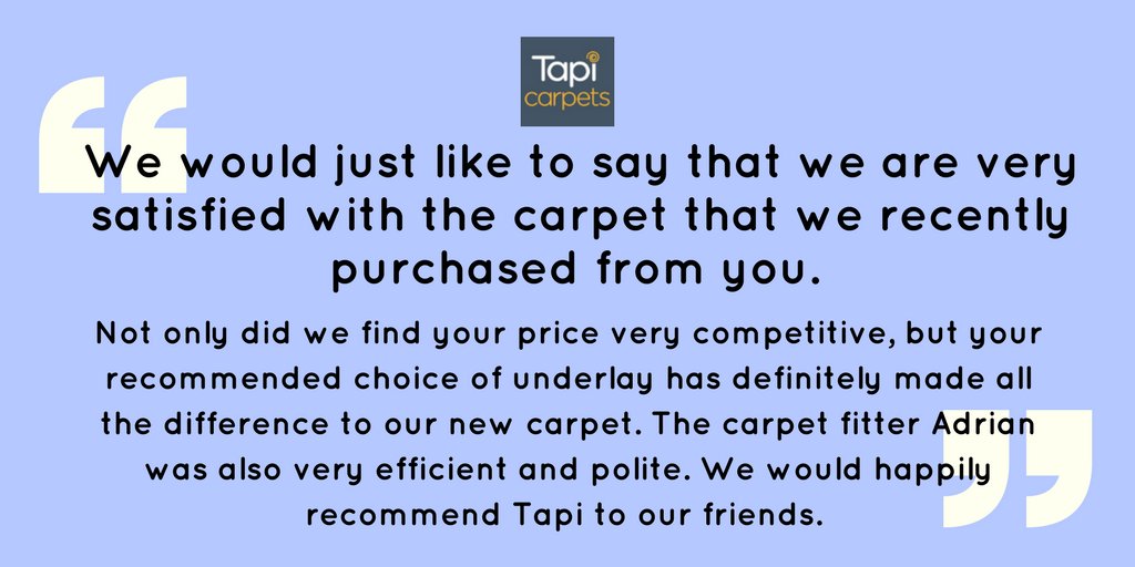Tapi_Carpets's tweet photo. We're so pleased to receive this great feedback from some #TapiHapi customers https://t.co/VONLr4cDQz