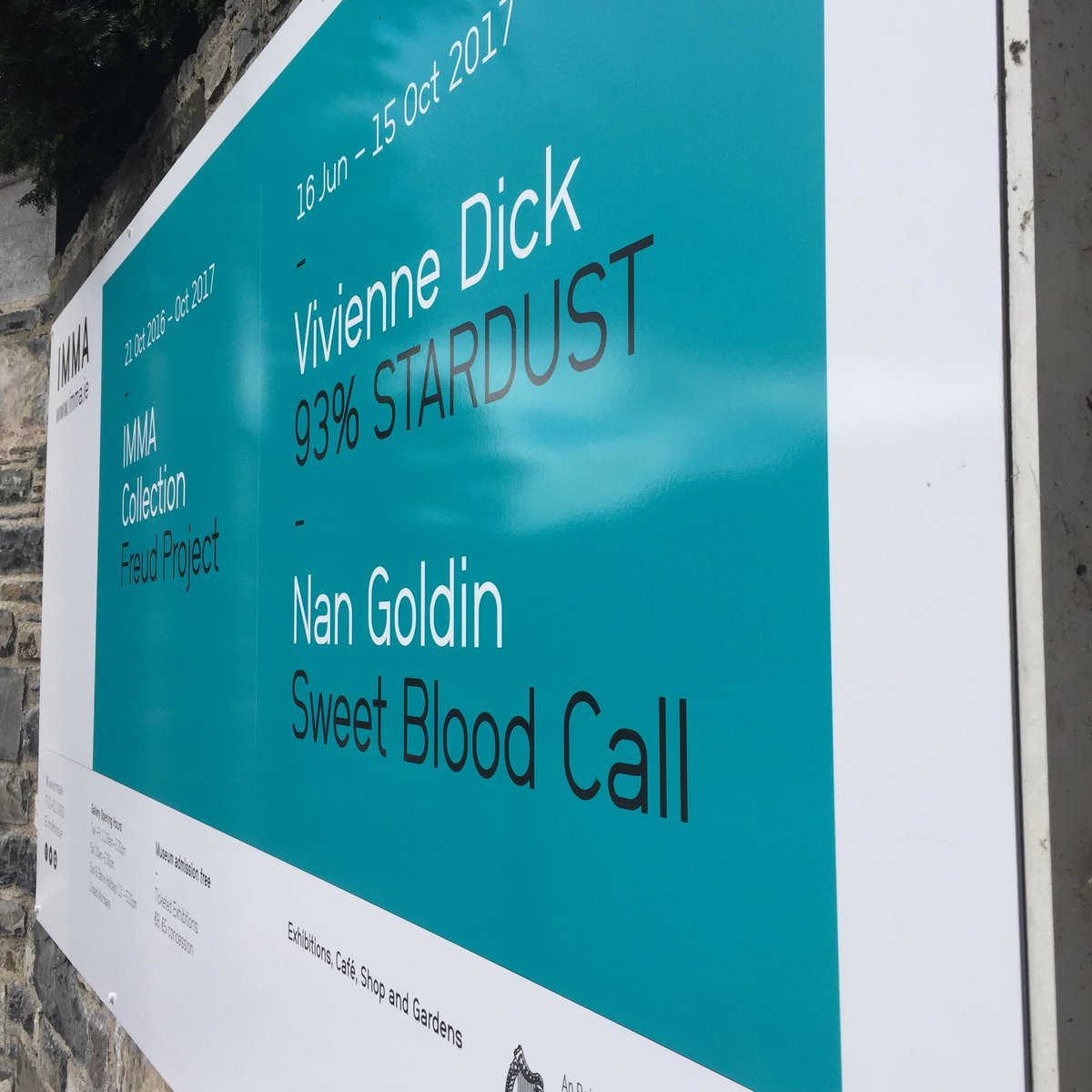 IMMAIreland's tweet photo. Tonight! #summeropening #visitnan #visitvivienne #viviennedick #photography #nangoldin #film https://t.co/9hqp1kHQcc