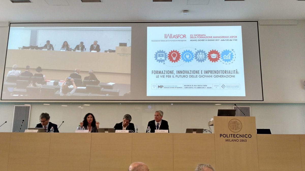 #Competenzemanageriali per #impresevincenti. Ne parlano alla #ASFORGFM #CarloCarraro, <a href="/StefanoMainetti/">Stefano Mainetti</a> e @RaffaeleOriani con <a href="/GaiaFiertler/">Gaia Fiertler</a>