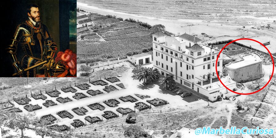 MarbellaCuriosa's tweet photo. Hotel El Fuerte. Su nombre viene del antiguo fuerte de San Luis en 1554 que Carlos V mandó construir para repeler los ataques de los piratas https://t.co/kTE1KC6GQ2