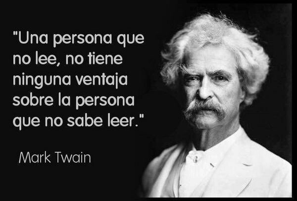 Resultado de imagen para leer mark twain