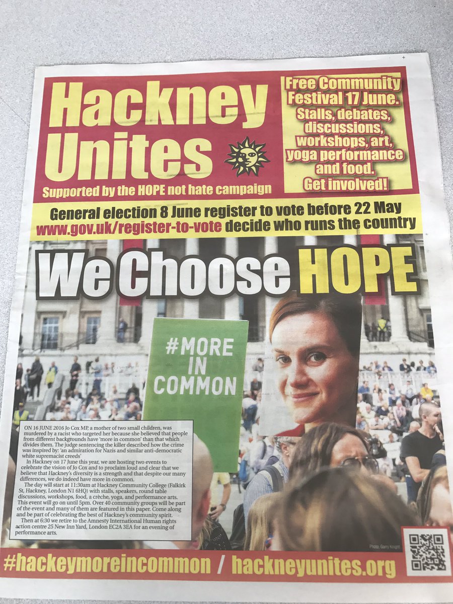 KenmiaMSFTSxoxo's tweet photo. Head down to Hackney Community College on Saturday for a sure to be fun filled day #hackneymoreincommon https://t.co/kgXraG3ga9