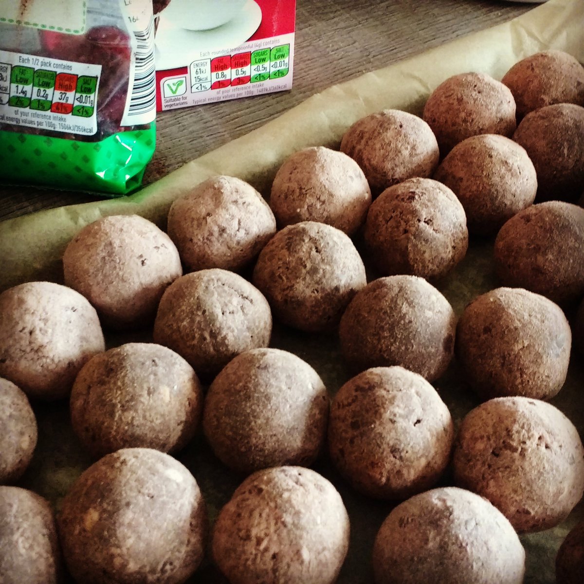 Making Mud Bites 😁 There must be an event on this weekend 🤔😜 #lookingaftertheteam #macmillan #mightyhike