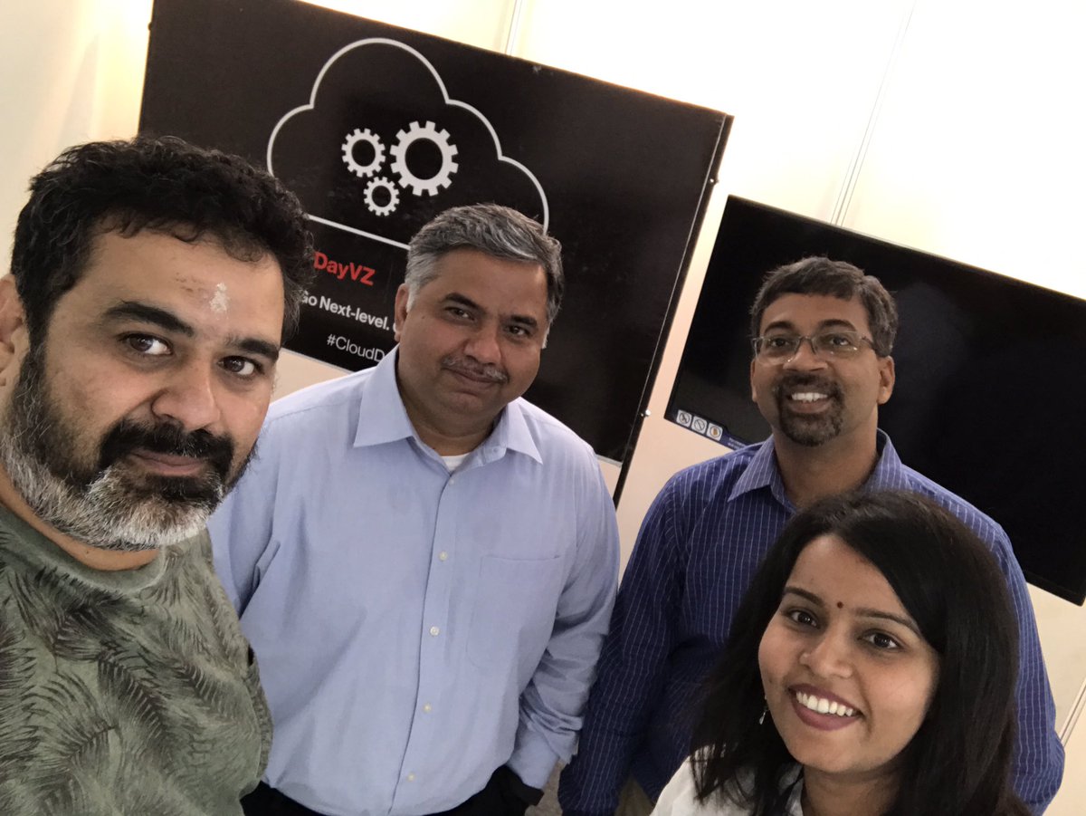 Anzsrinivasan's tweet photo. @VZIndia #CloudDayVZ https://t.co/YbJp3Yc42H
