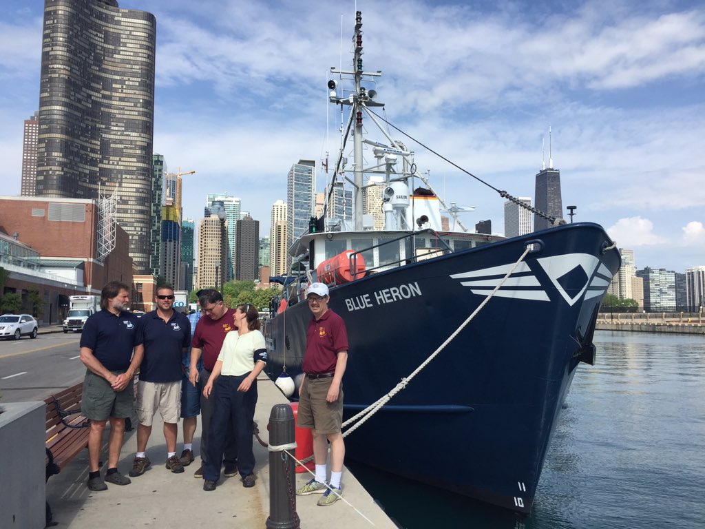 UMNDuluth's tweet photo. Showing off the BH research vessel at Chicago's Navy Pier. #umdllo #umdproud https://t.co/7cGBd7rowr