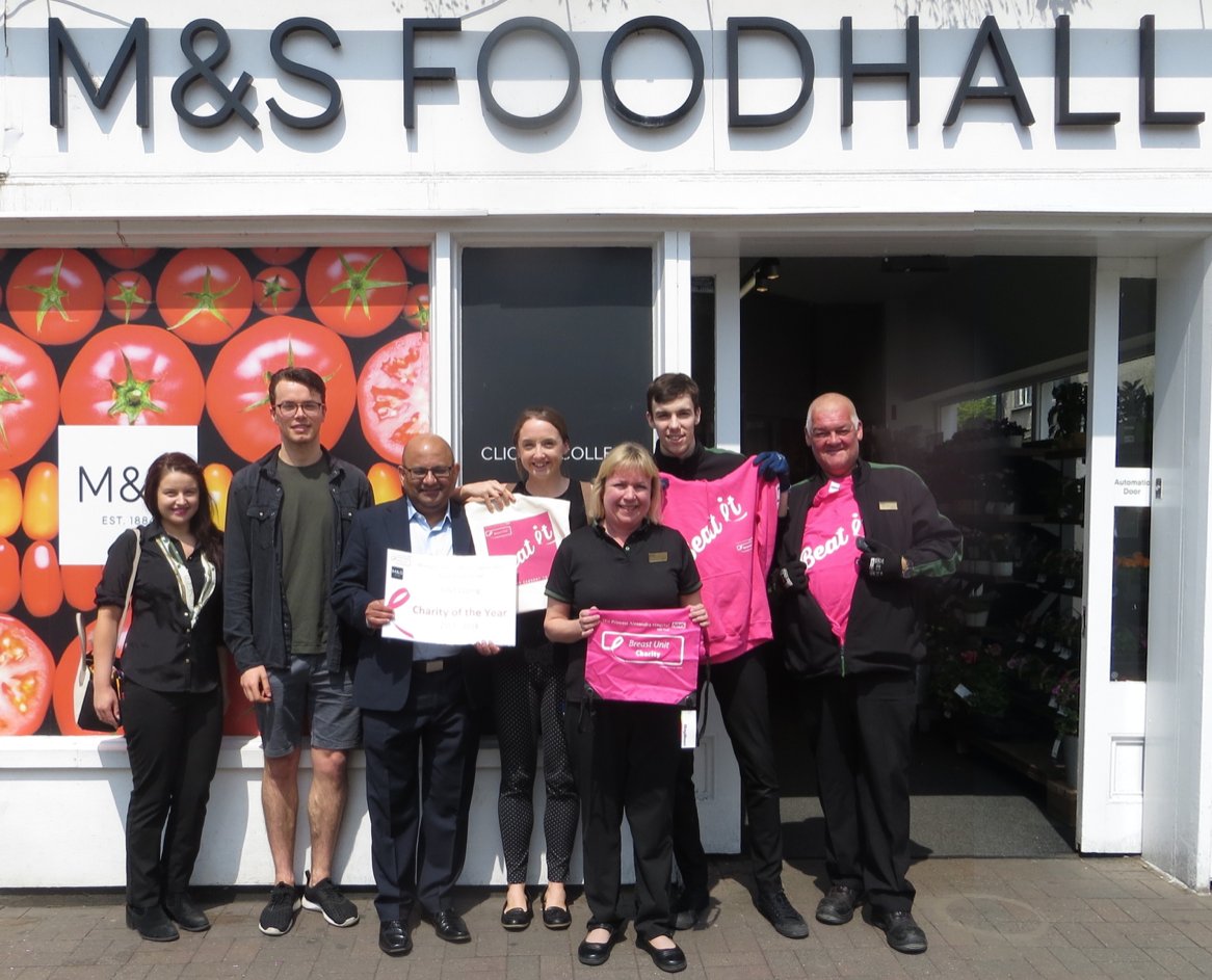PAHBreasttrials's tweet photo. Amazing news - Epping Breast Unit has been chosen as @mandsepping Charity of the Year 2017 - 2018 https://t.co/0RFMqLi0hN