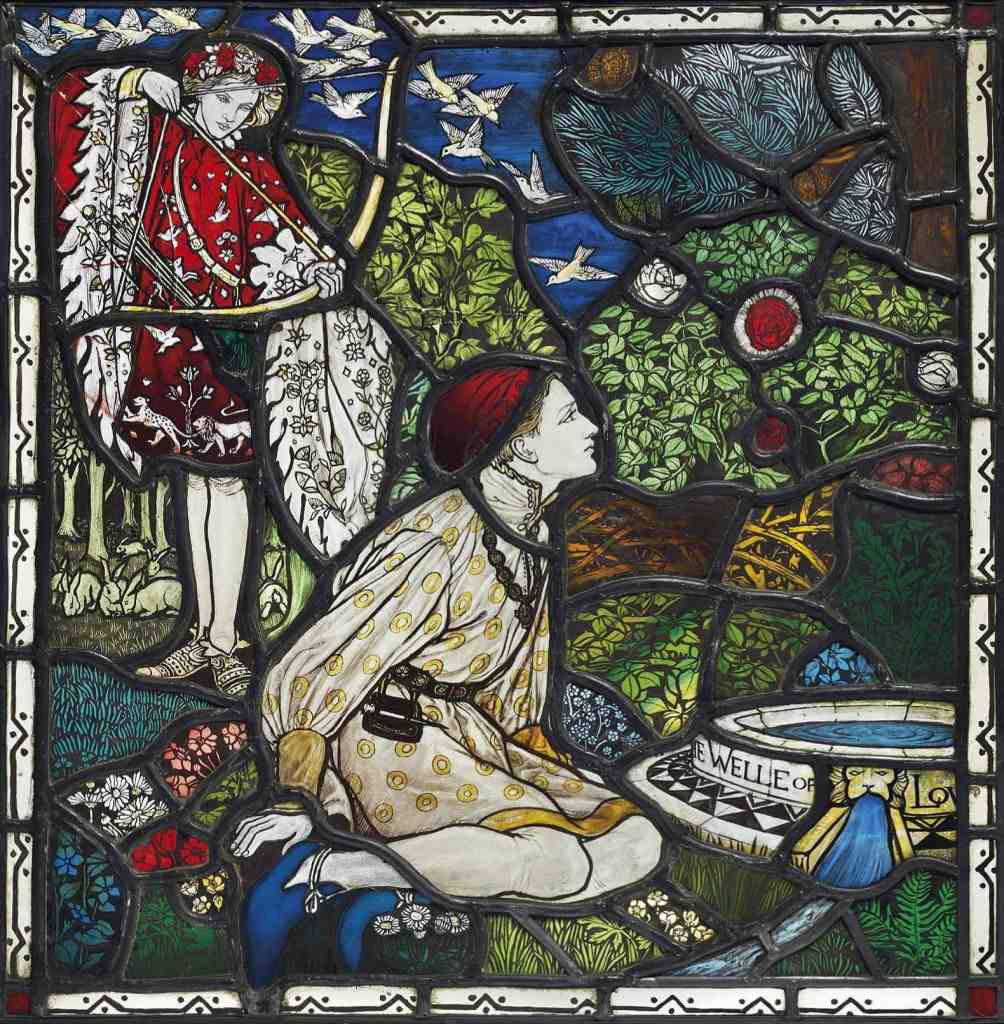 womensart1's tweet photo. Margaret Agnes Rope (1882-1953) British stained glass artist in the Arts and Crafts movement tradition #womensart https://t.co/R6NQSUTisl