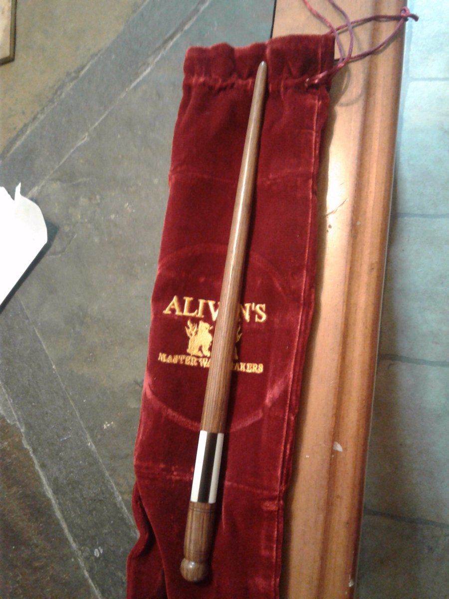 angeltheraccoon's tweet photo. My wand just came in today!! Thank you @alivans https://t.co/WoM3tCtH5K