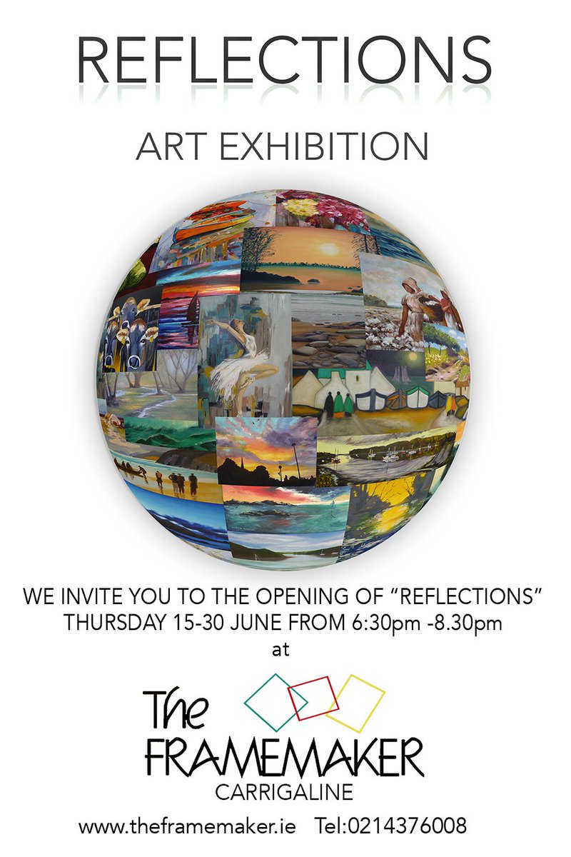 Our exhibition opens tonight in Carrigaline! We hope that you can make it!