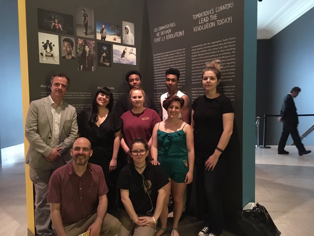 The 15+ students in collaboration with Youth Fusion worked for months to curate a section of the Museum of Fine Art's exhibition"Revolution"