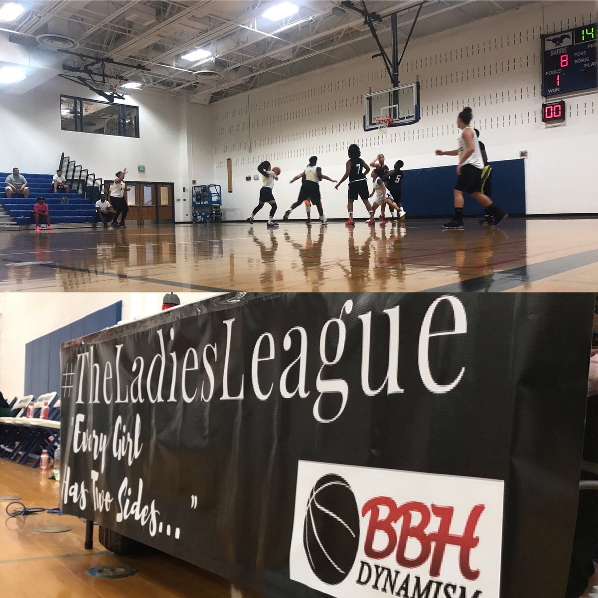 BBH_DYNAMISM's tweet photo. "There are really only two plays: Romeo and Juliet and put the damn ball in the basket" #TheLadiesLeague #BBHDYNAMISM Week 1 in the Books! https://t.co/dinVLYsH6h
