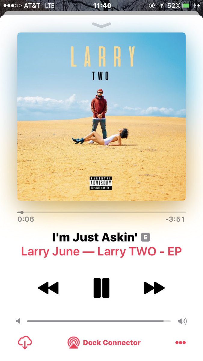 blklkp's tweet photo. This the track that put me on... #Legendary #AppleMusic #LarryJune #NP #imjustaskin #GoodMorning #LarryTWO https://t.co/jGIYppFc22