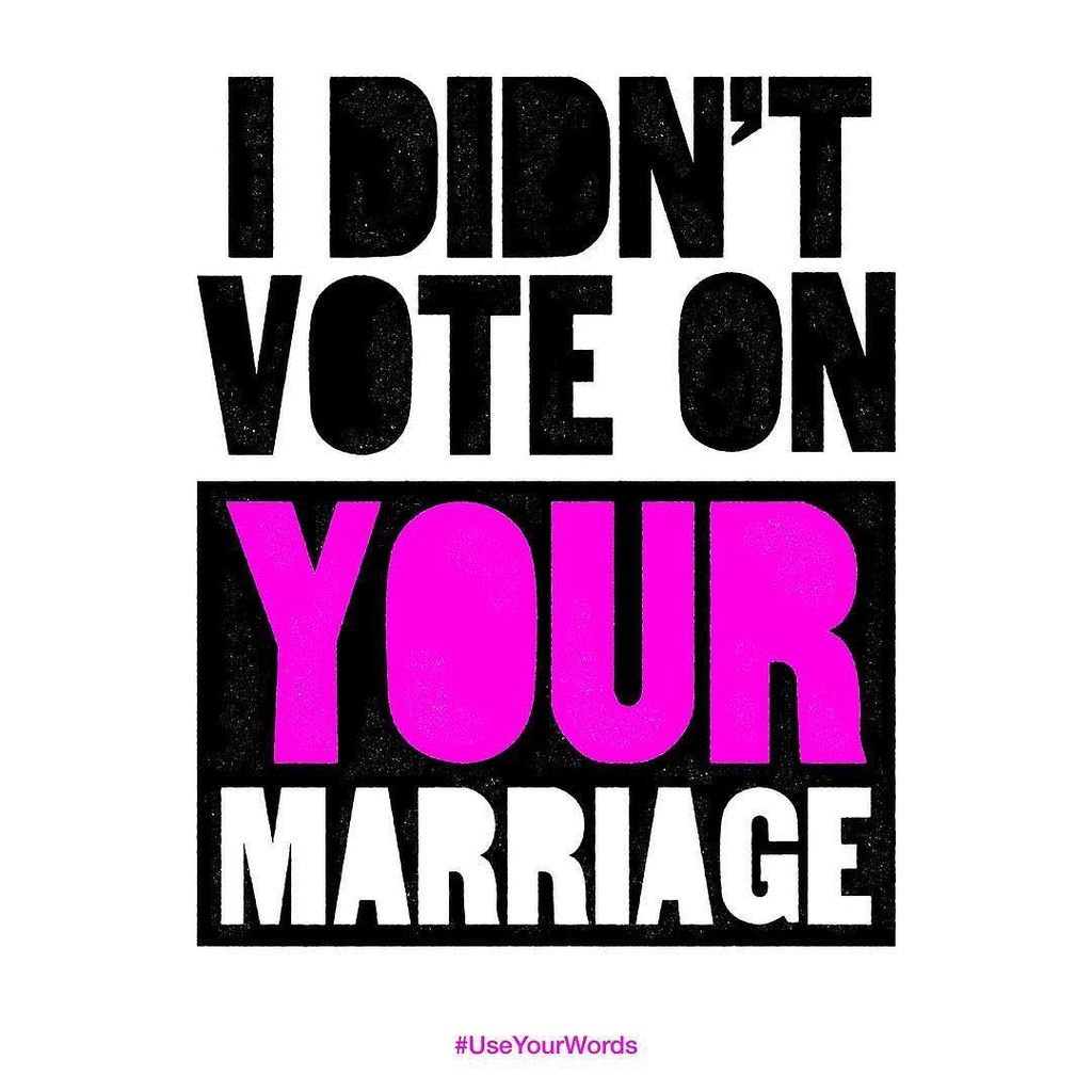 counter_type's tweet photo. I didn't vote on your marriage #useyourwords speaking truth to power one poster download at a time 💖 https://t.co/WhxDpiHu96 https://t.co/6fJ3kp1sEd
