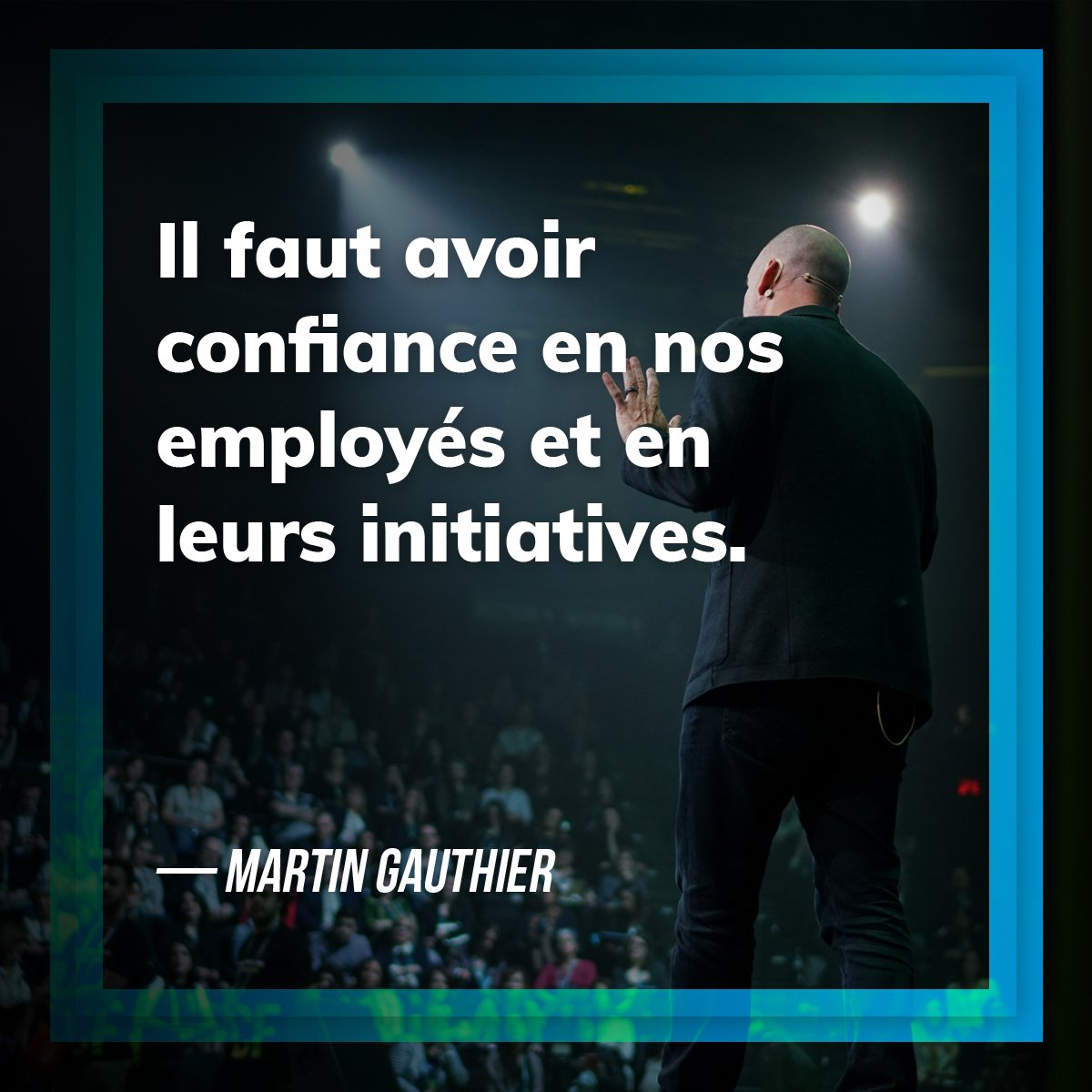 Faites leur #confiance et ça vous reviendra naturellement. 🙌 #trust #culturedentreprise
