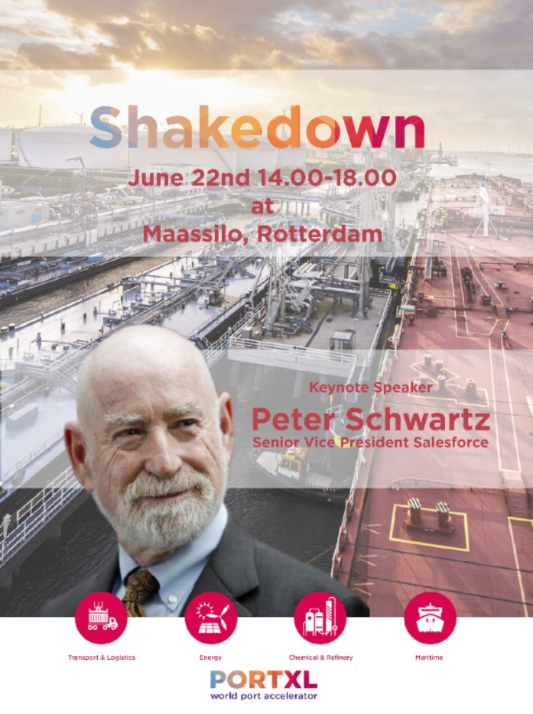 PingleProfile's tweet photo. Only one week left to meet the 2nd batch of @PortXLRotterdam accelerator startups at #Shakedown! Register here: https://t.co/pd2GaAgfKi https://t.co/Th5OM9J3tp