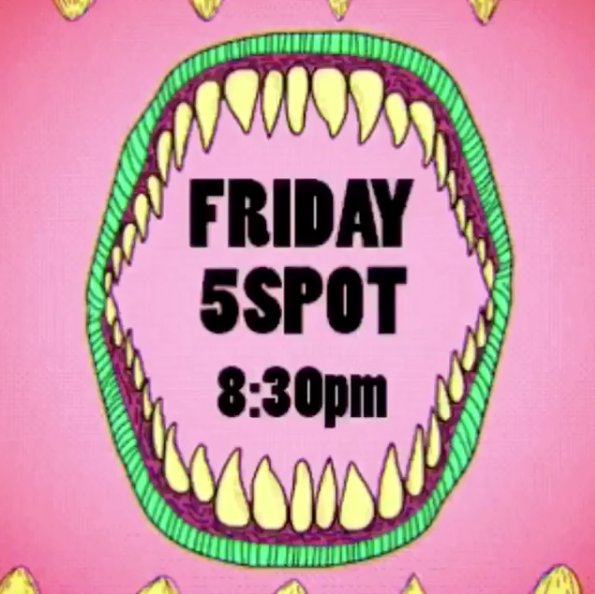 FRIDAY (tomorrow) <a href="/ellemacho/">ELLE MACHO</a> Macho SHoW w/ <a href="/RepublicanHair/">Republican Hair</a> at the 5 Spot, 8:30 gonna be a killah night. You are loved.