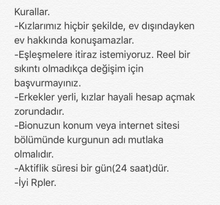 DirtyLSRP's tweet photo. Kurgu ve kuralları rt+fav yapmayı unutmayın, iyi eğlenceler! https://t.co/HYP2YlcIur