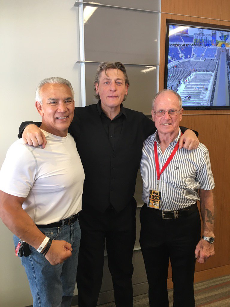 RealKingRegal's tweet image. Two many who had a huge influence on my career as mentors .Ricky Steamboat and Johnny Saint.