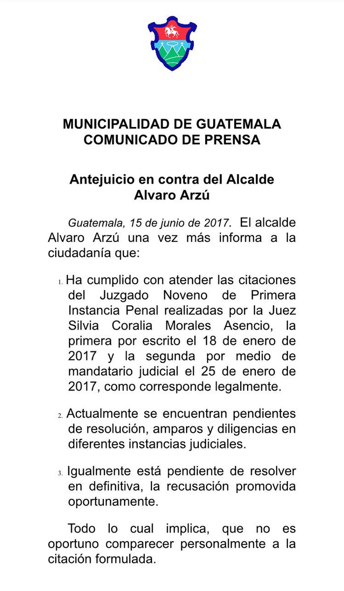 ⚠️Comunicado de Prensa ⚠️