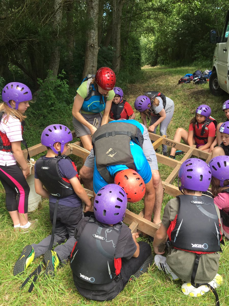 JBResidential's tweet photo. Expert raft builders now - not one of the rafts sank! And a little bit of swimming to round off the day 🏊🚣‍♀️ https://t.co/i7OdxRR48e