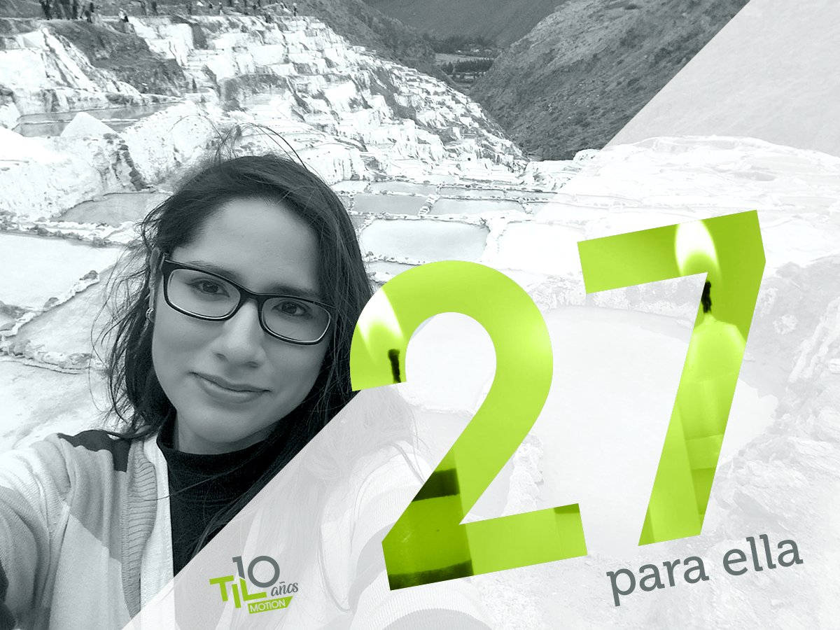 TiloMotionPeru's tweet photo. ¡Una de nuestras queridas #Tilonitas con un gran corazón y sonrisa gigantesca cumple años! Felicidades @johastef, que la pases muy "cvr" 🎉 https://t.co/VLTT0LbvHx