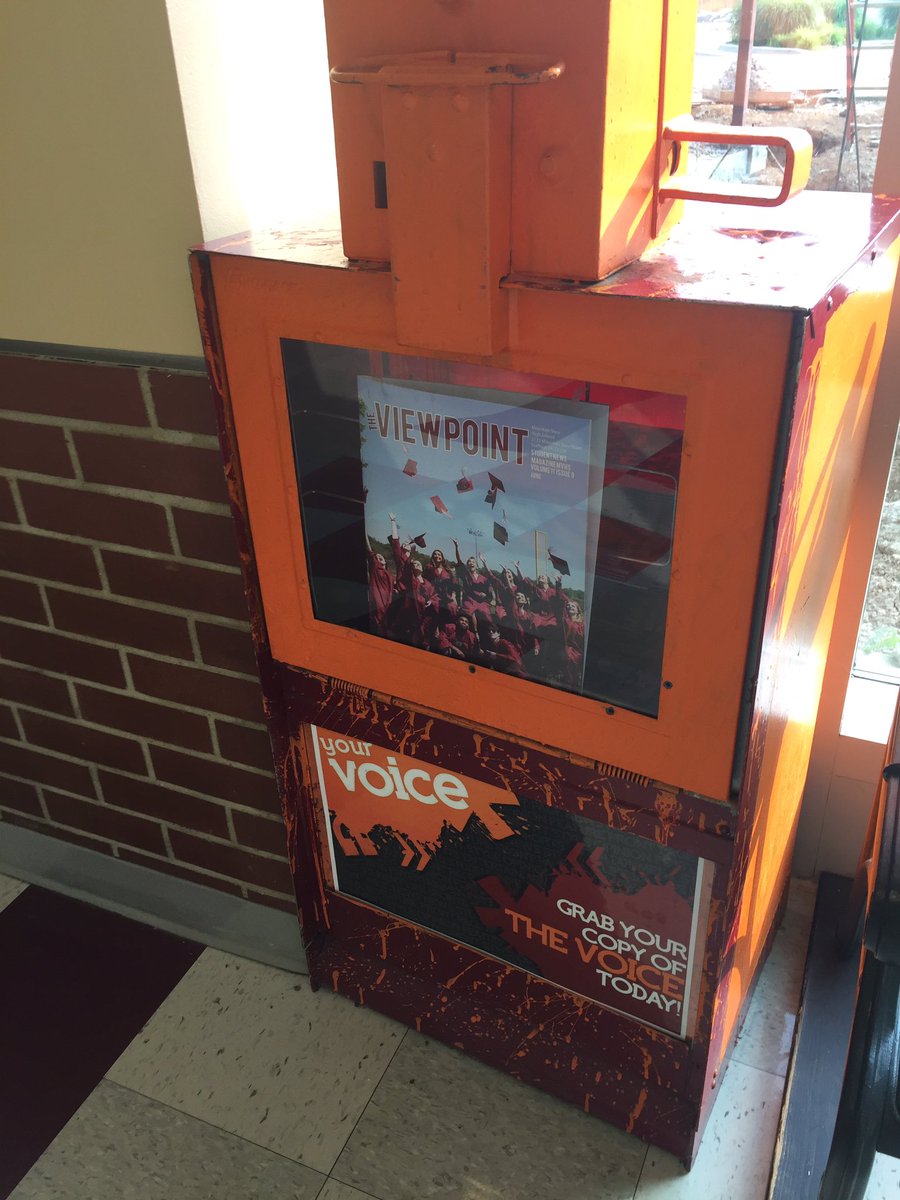 mvtheviewpoint's tweet photo. Get your copy of the June Viewpoint in the magazine box outside of the front office today after graduation practice or finals #seniorissue https://t.co/UMfUquTgLt