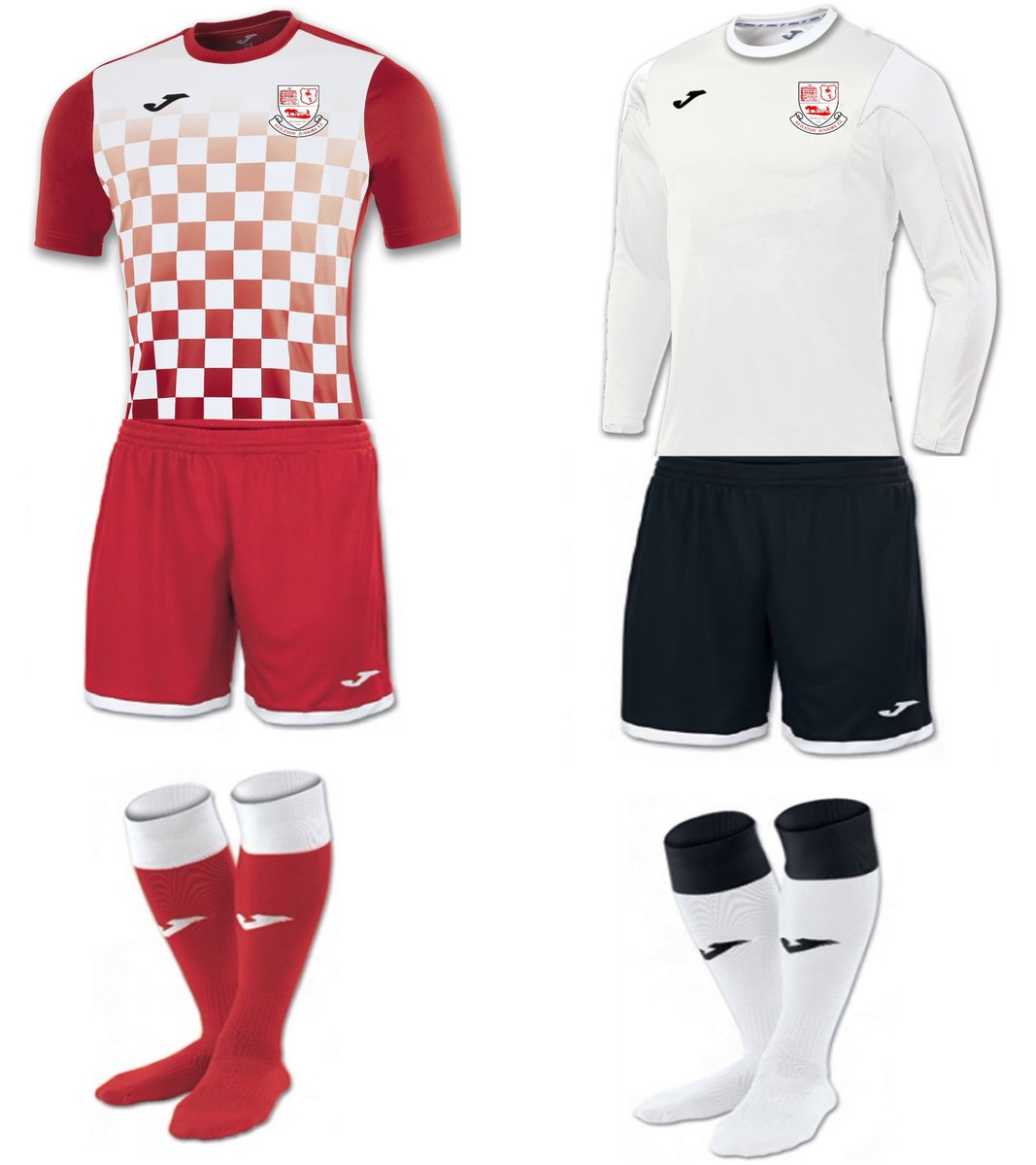 NeilstonFC's tweet image. Our new home and away kits for season 2017/18.