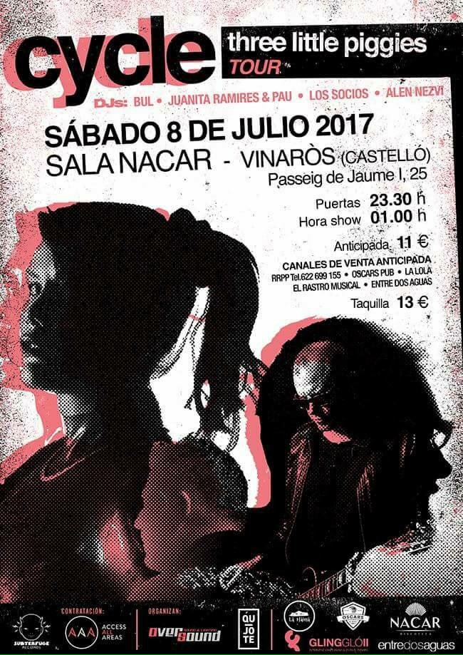oversoundrental's tweet photo. CYCLE ROCK en concert! / concierto!. Sala NACAR de #Vinaròs Quijote Pub #FarEvents #oversound @FarEvents https://t.co/TSyG3wIrlm