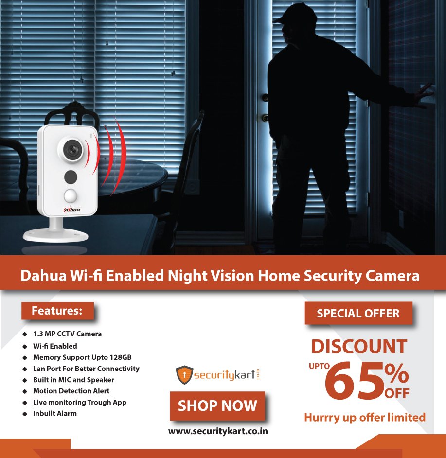 SecurityKart's tweet photo. Smart CCTV Camera That alerts you Whenever There is a Movement.
#SmartCCTV #IPCCTVCamera #Security #LiveMonitor
https://t.co/GRy8ROrRa0 https://t.co/CYZufy8ao9
