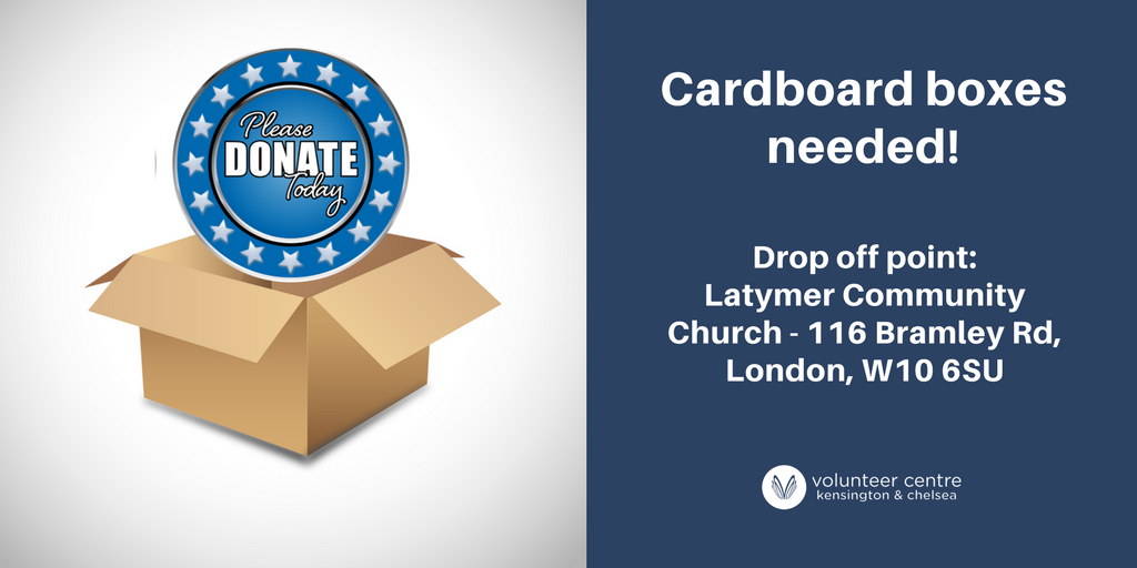CARDBOARD BOXES NEEDED! If you can #donate, please drop them off at Latymer Community Church. Thanks a lot! #GrenfellTower #GrenfellFire