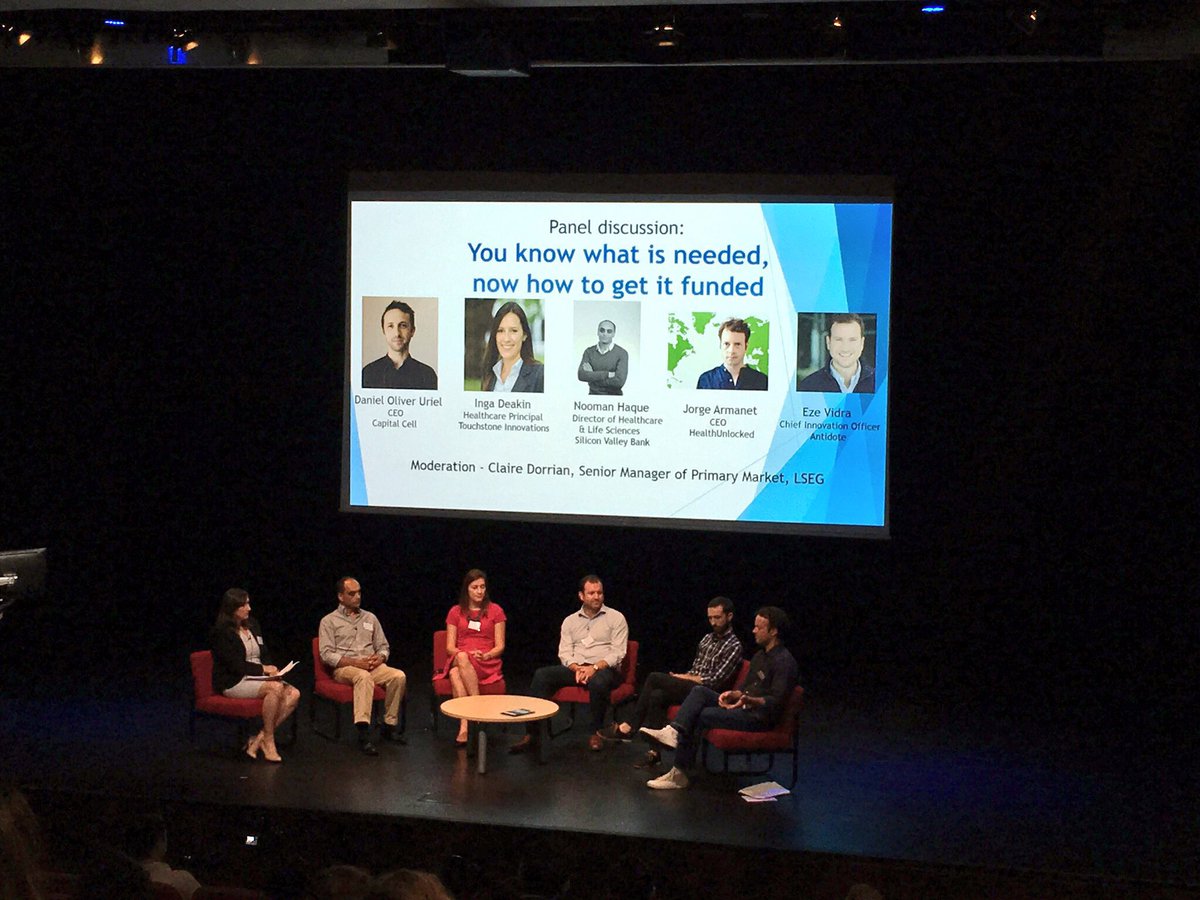 gemmawan's tweet photo. Health &amp; tech investors need better understanding of each others' sectors to support #digitalhealth companies #HTinnovators @LDNTechWeek https://t.co/I9PPLQSo4c