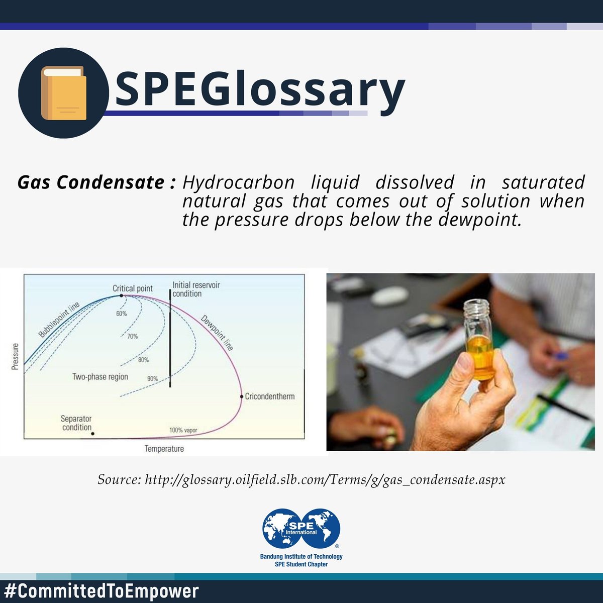 speitbsc's tweet photo. SPEGlossary - Gas Condensate

#CommittedToEmpower https://t.co/OmwDO8v0xQ